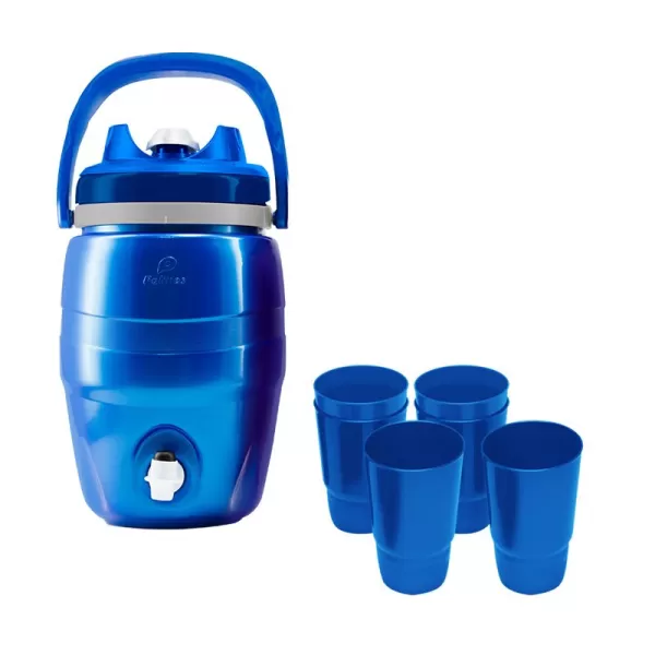 Combo Termo para Agua Poli-Ther 4,3 + 6 Vasos