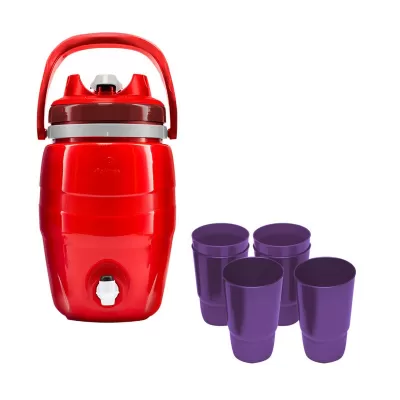 Combo Termo para Agua Poli-Ther 4,3 + 6 Vasos Combo Termo para Agua Poli-Ther 4,3 + 6 Vasos