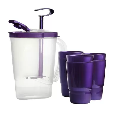 Combo Jarra E 1,5 Mezclador + 6 Vasos Combo Jarra E 1,5 Mezclador + 6 Vasos