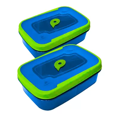 Set x 2 Recipiente para Almuerzo Rectangular DIVI E LS01E