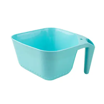Colador Cuadrado con Asa | Escurridor de Cocina Ergonómico y Libre de BPA