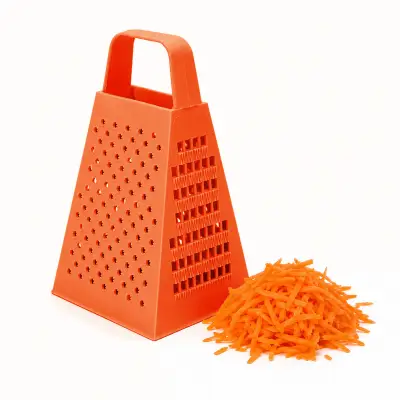 Rallador Plástico Multifunción | Rallador de Cocina con 4 Tipos de Corte