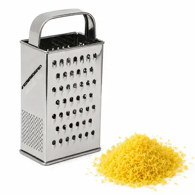 Rallador de Acero Inoxidable | Rallador Multifuncional para Cocina