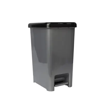 Papelera con Pedal 15 Litros | Papelera Plástica para Hogar y Oficina