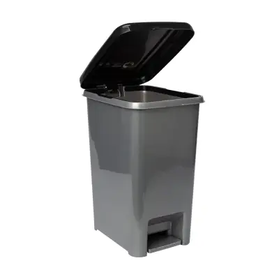 Papelera con Pedal 15 Litros | Papelera Plástica para Hogar y Oficina