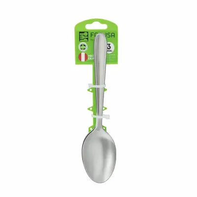 Set x3 Cuchara de Mesa en Acero Inoxidable | Cubiertos Resistentes y Duraderos
