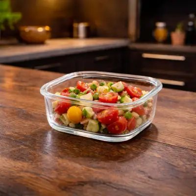Recipiente de Vidrio Vital Glass 320 ml | Hermético, Borosilicato y Libre de BPA