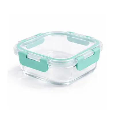 Recipiente de Vidrio Vital Glass Cuadrado 520 ml | Hermético y Libre de BPA