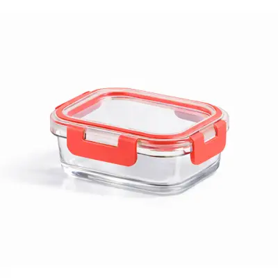 Recipiente de Vidrio Vital Glass Rectangular 370 ml | Hermético y Libre de BPA
