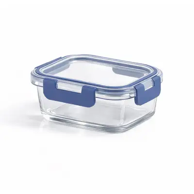 Recipiente de Vidrio Vital Glass Rectangular 640 ml | Hermético y Libre de BPA