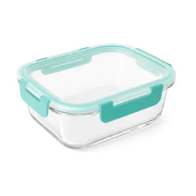 Recipiente de Vidrio Vital Glass Rectangular 1050 ml | Hermético y Libre de BPA
