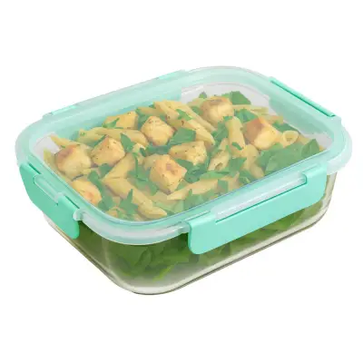 Recipiente de Vidrio Vital Glass Rectangular 1050 ml | Hermético y Libre de BPA