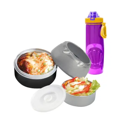 Combo Vianda Mini Style 750 ml + Botella Térmica 700 ml